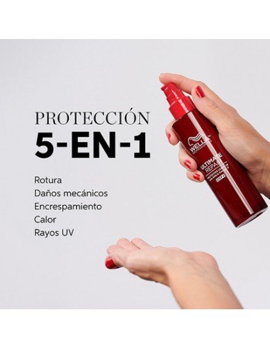 Wella Professionals ULTIMATE REPAIR Apsauginis 5in1 nenuplaunamas serumas pažeistiems plaukams STEP 4 140ml. - Image 3