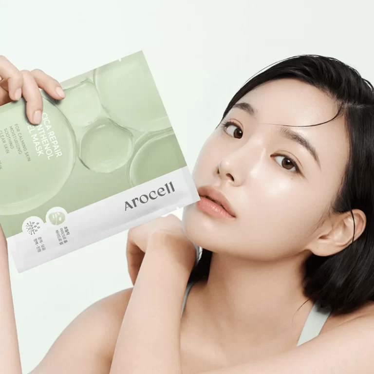 Arocell Cica Repair Panthenol Gel Mask veido kaukių rinkinys 4 vnt. - Image 2